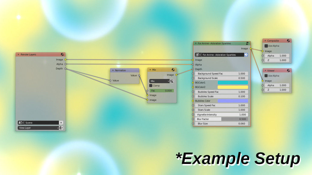 For Anime - Adoration Sparkles - Post Processing Nodegroup 3D model_5