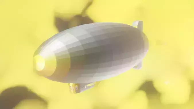 AirShip flying in sky