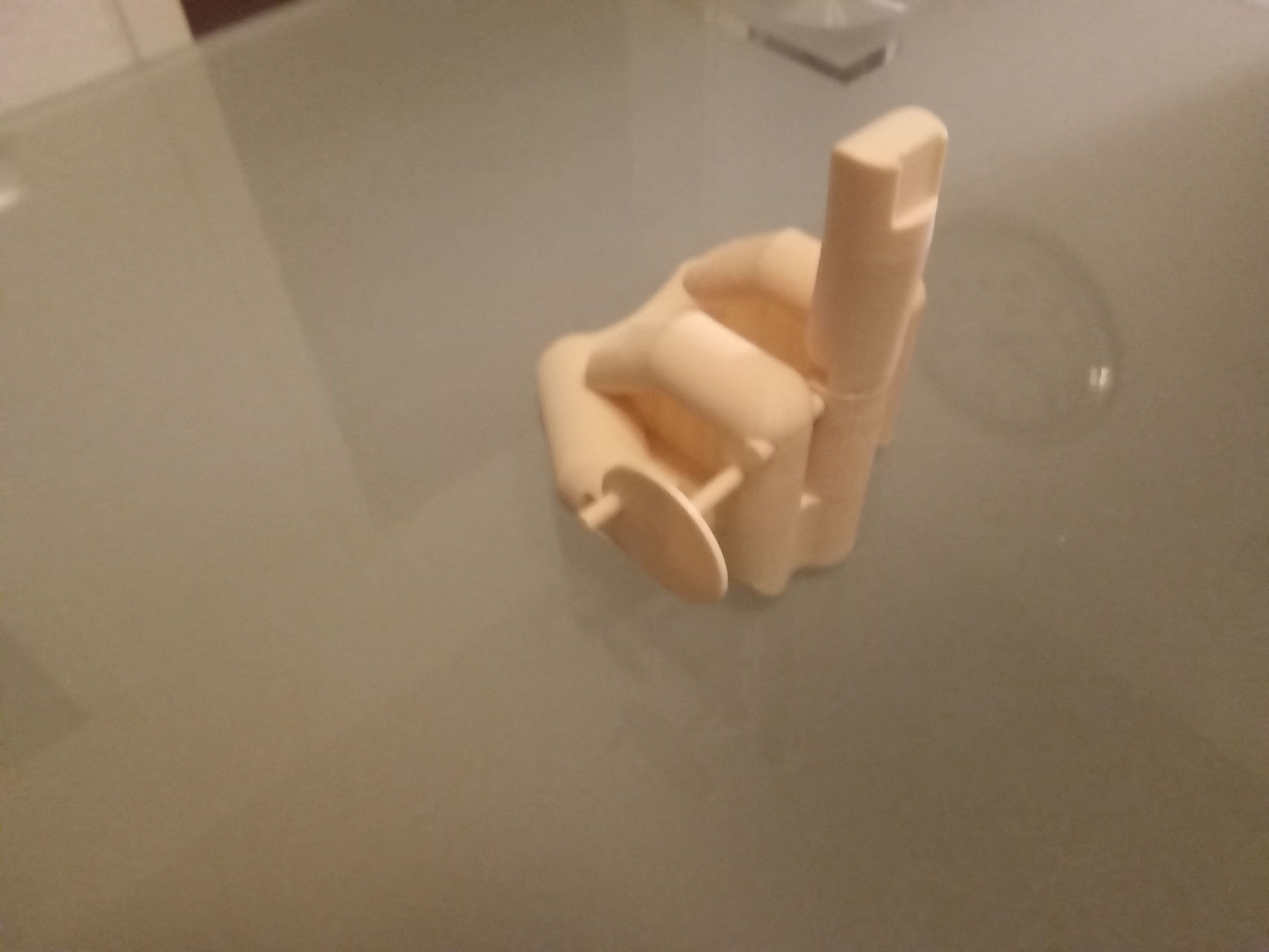 Middle finger with gear Stinkefinger 3D print model_28