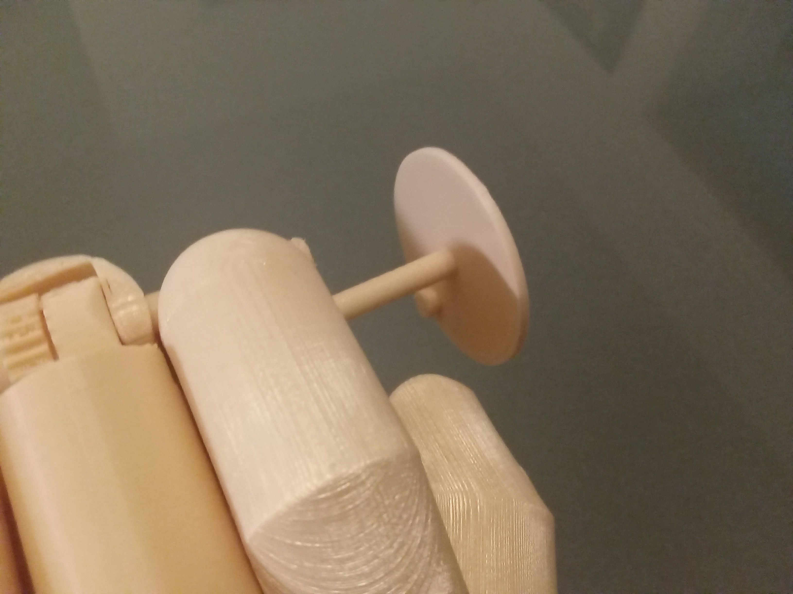 Middle finger with gear Stinkefinger 3D print model_39