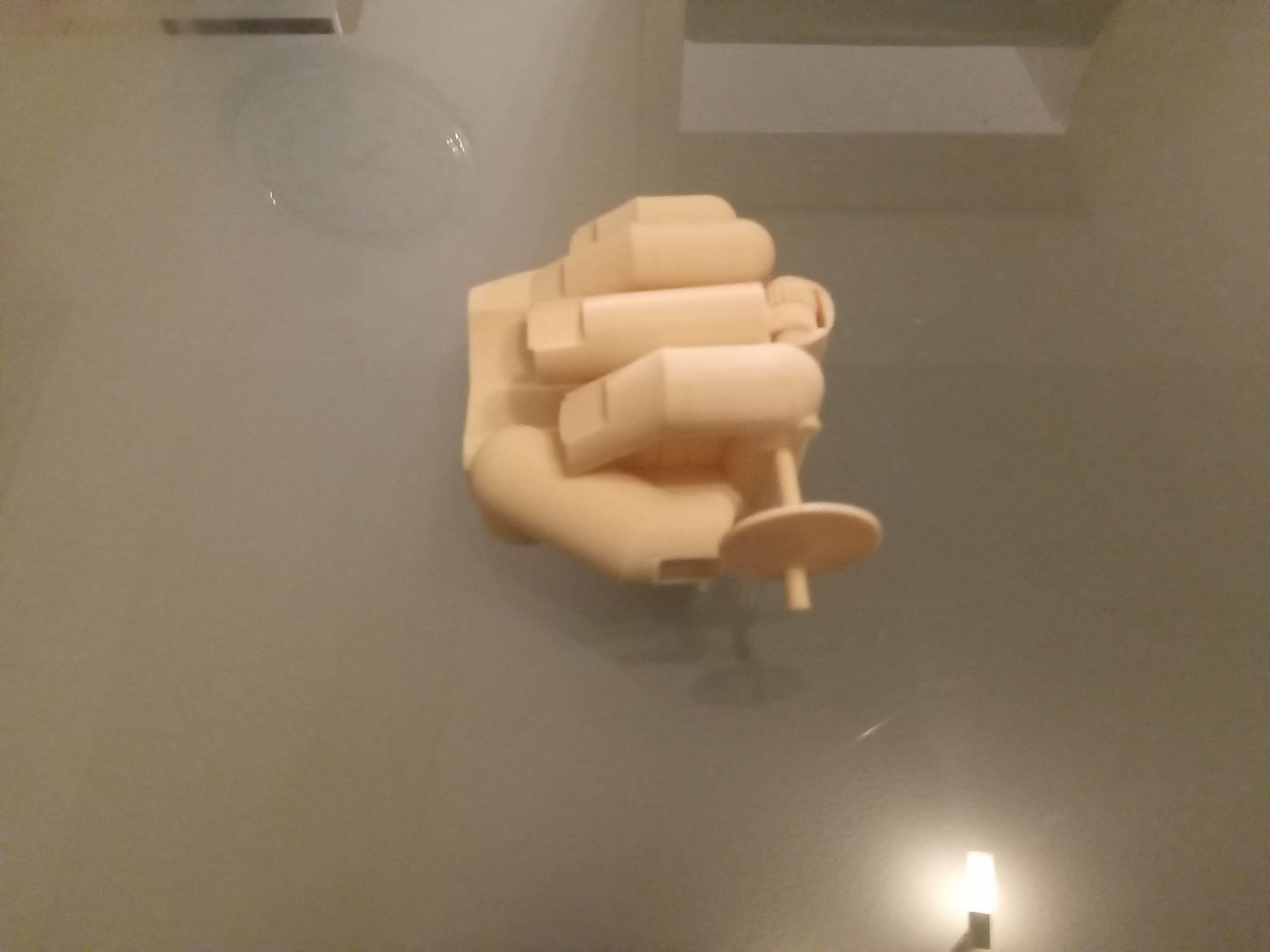 Middle finger with gear Stinkefinger 3D print model_26
