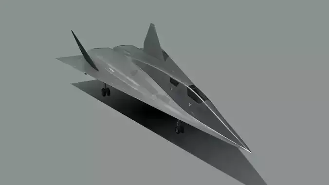 SR-91 Aurora Low-poly 3D model
