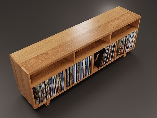 Vinyl Storage No17 3D model 5