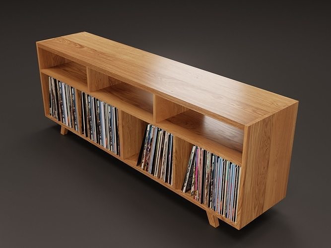 Vinyl Storage No17 3D model 6