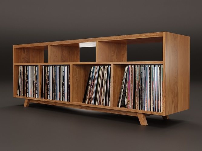 Vinyl Storage No17 3D model 2