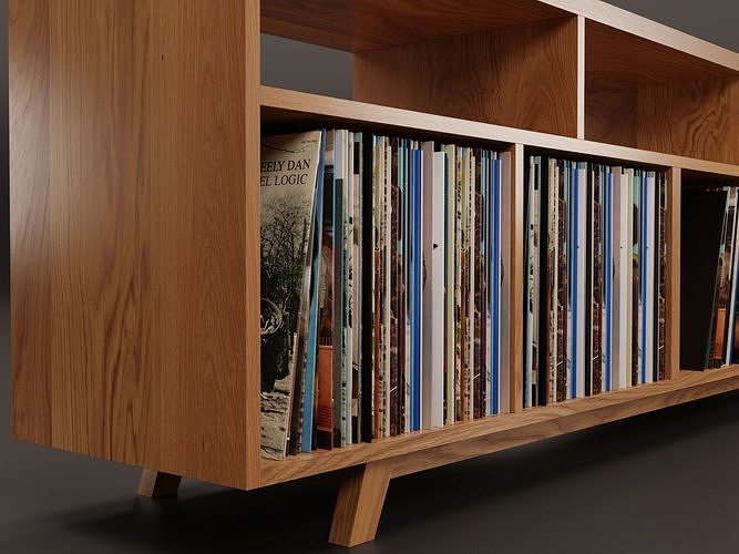 Vinyl Storage No17 3D model 4