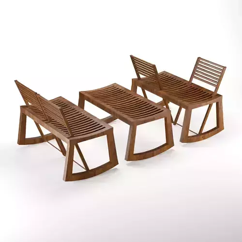 Outdoor Beach Type playable Bench