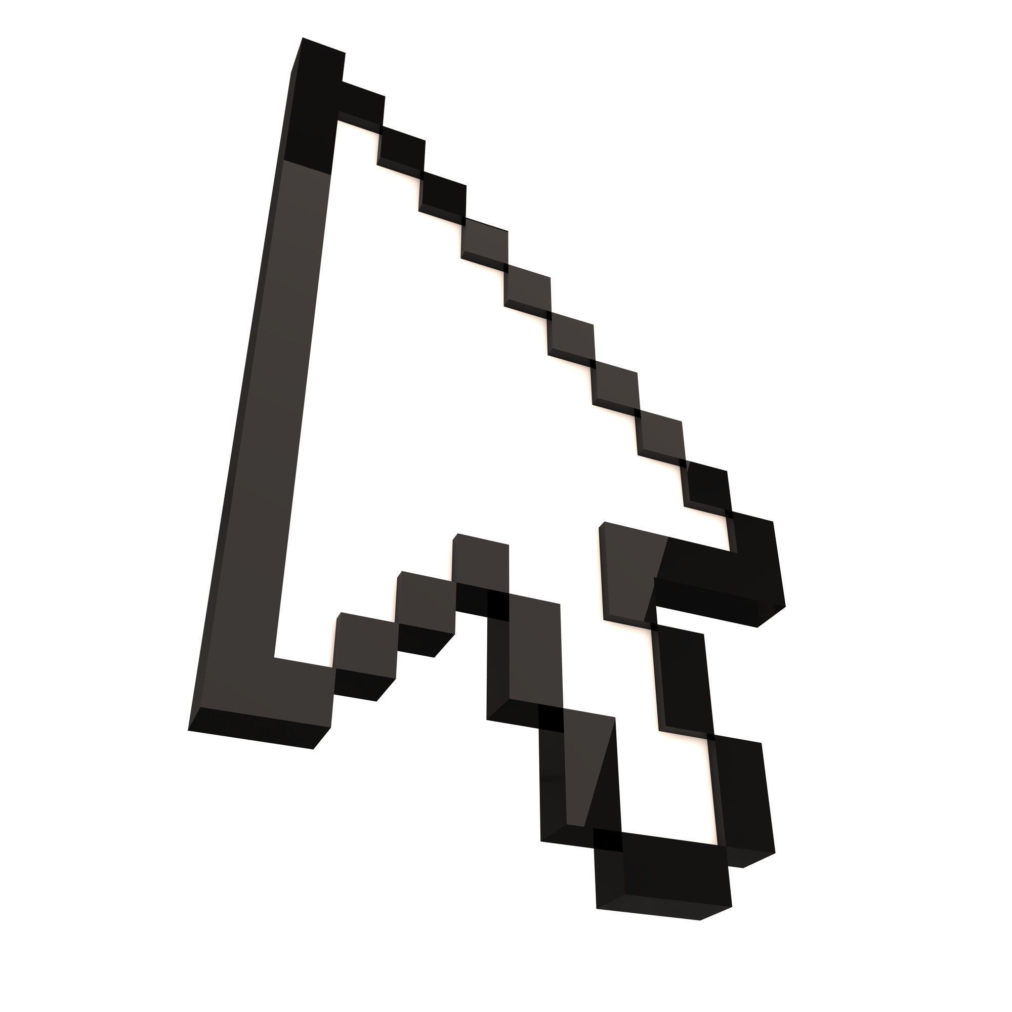 Arrow Cursor Low-poly 3D model_1