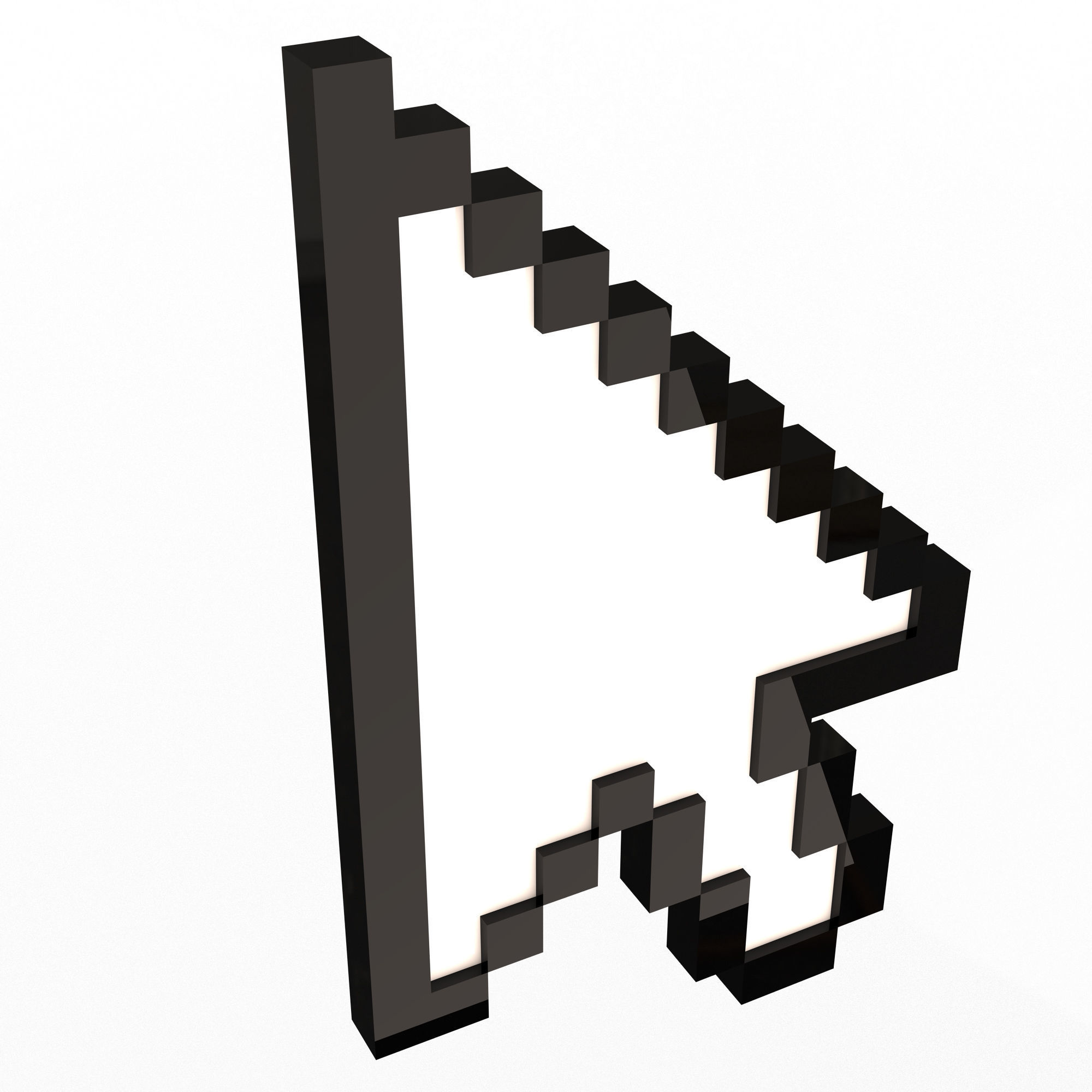 Arrow Cursor Low-poly 3D model_3