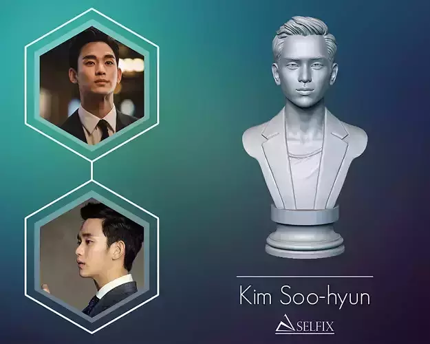Kim Soo-hyun  bust sculpture