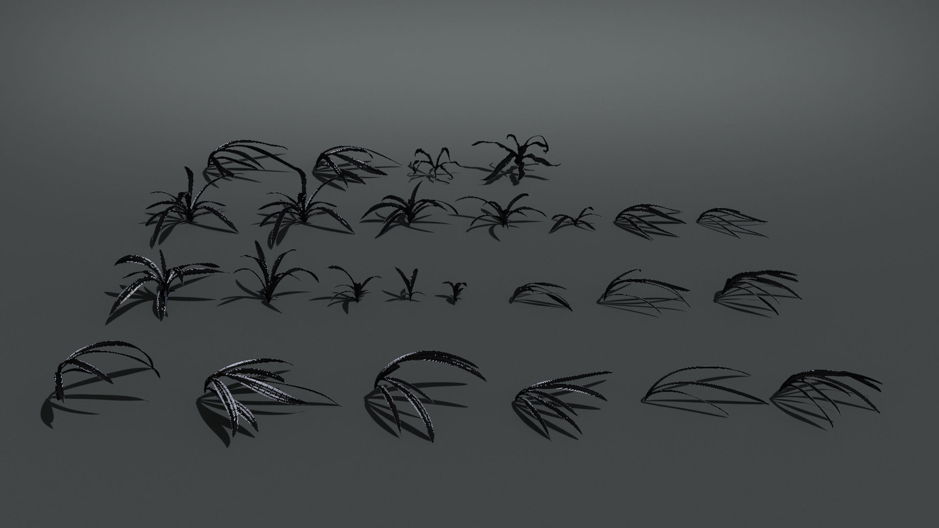 Wild Grass  VFX Grace Low-poly 3D model_7