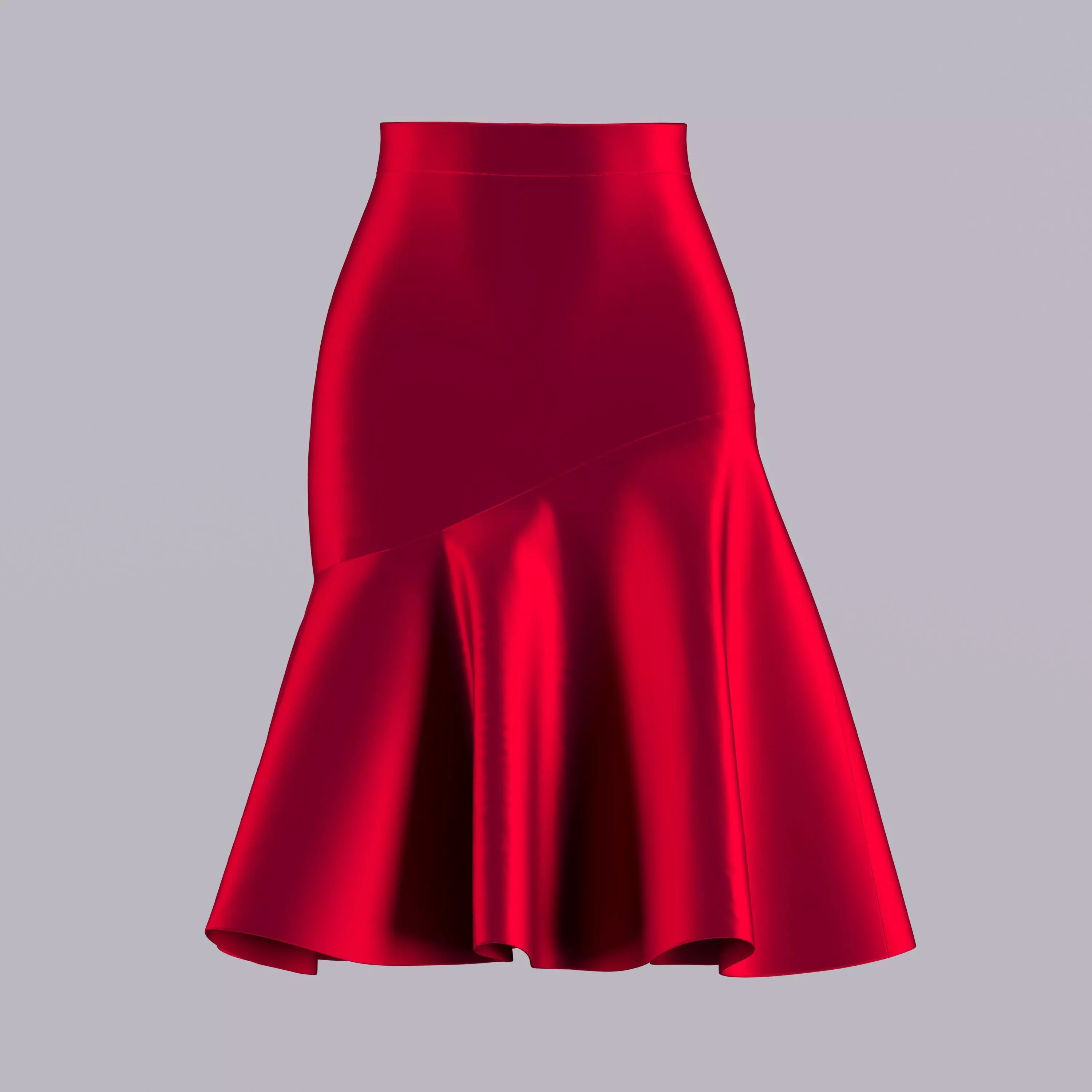 Flared Skirt 1 Free 3D model