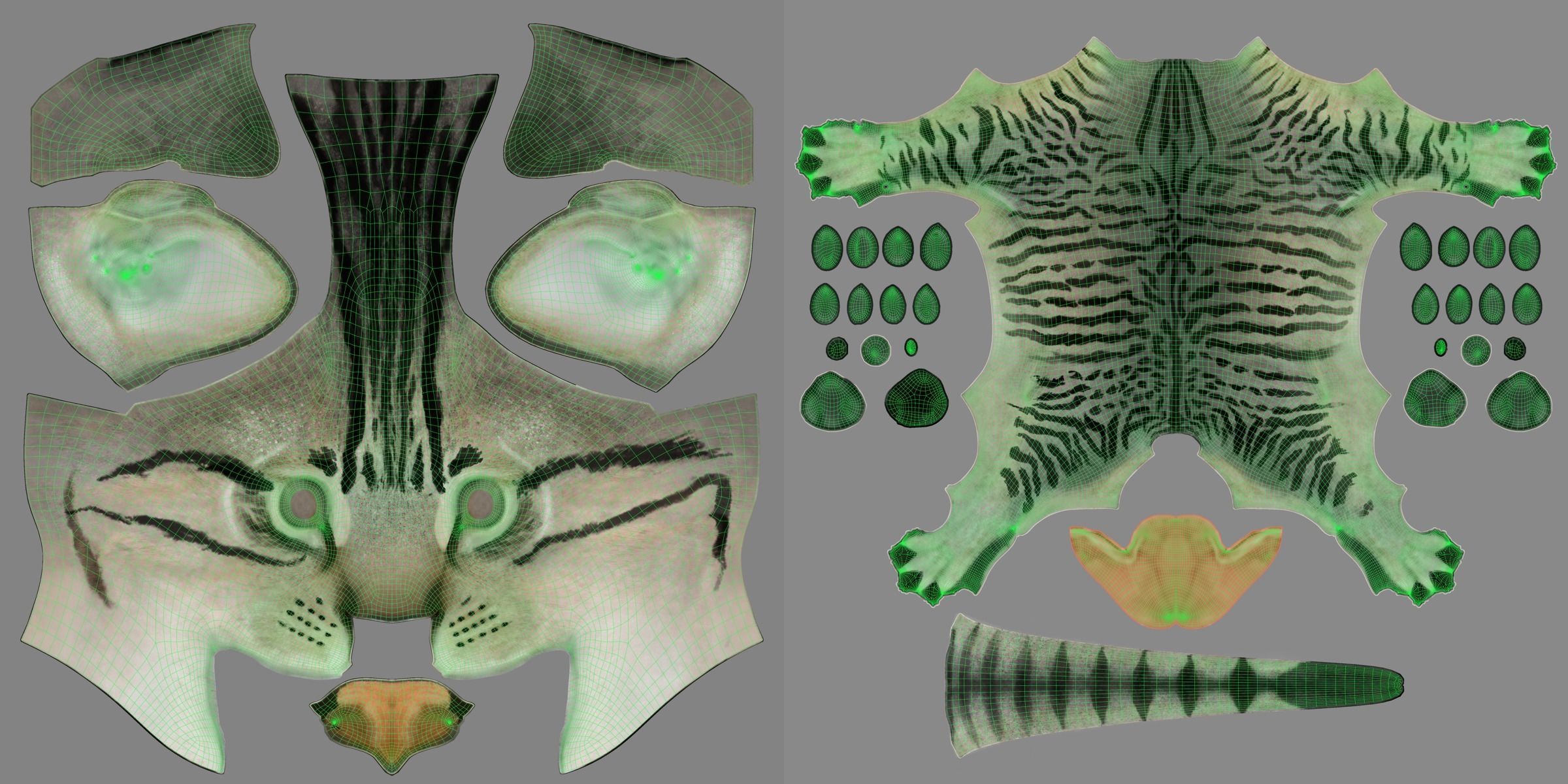 Grey Cat Animated  VFX Grace 3D model_22
