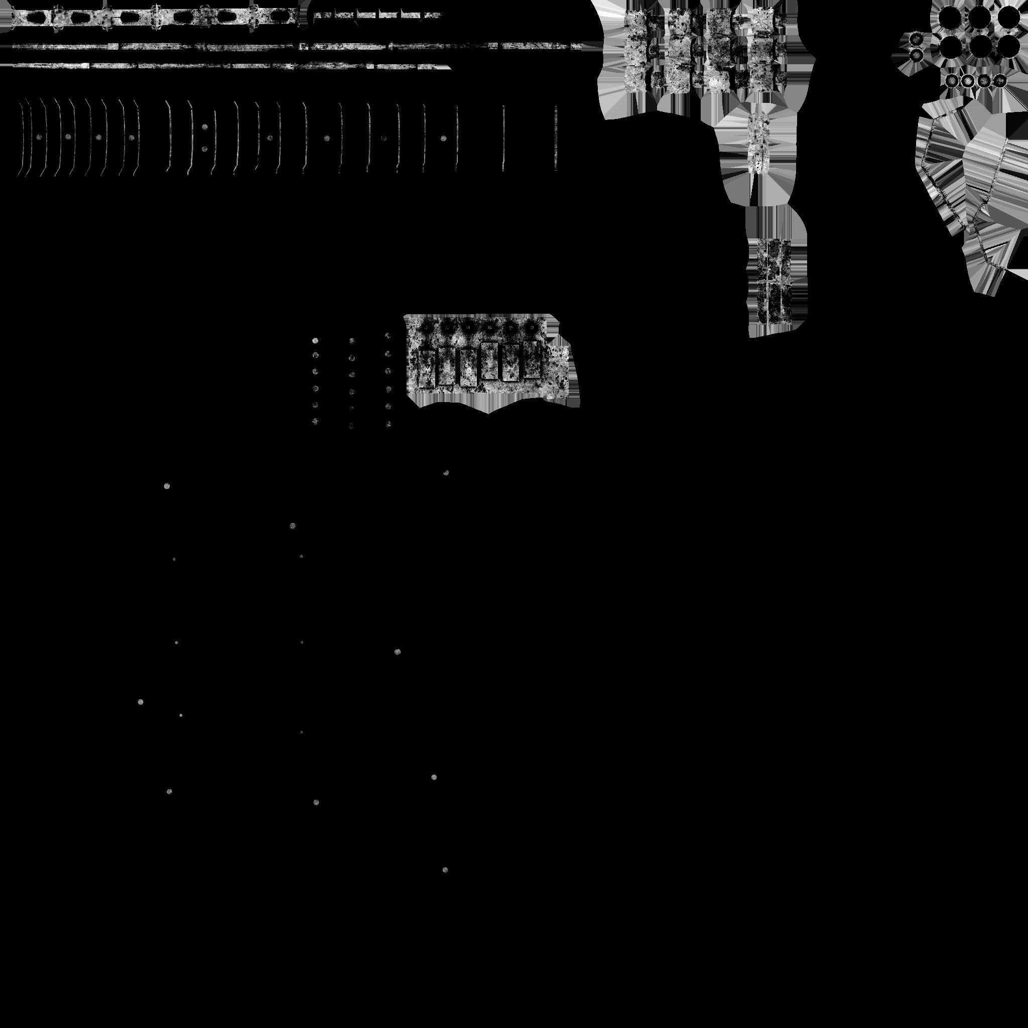 Electric Guitar 09 Destroyed - Music Instrument Design Low-poly 3D model_16