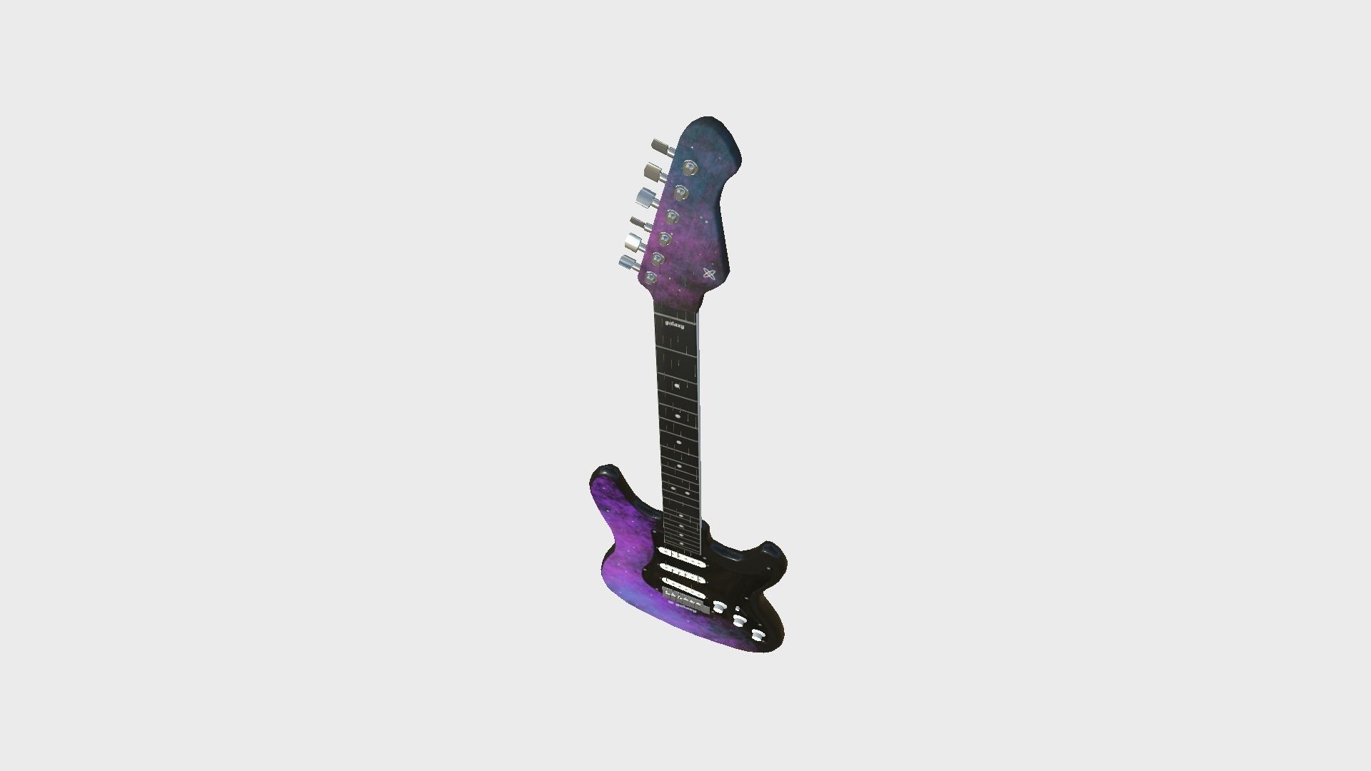 Electric Guitars 08 Colors - Music Instrument Design 3D Model Collection_23