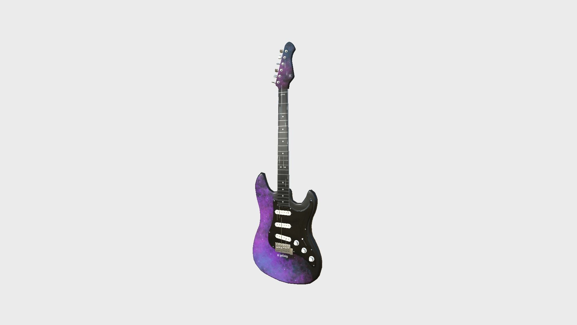 Electric Guitars 08 Colors - Music Instrument Design 3D Model Collection_21