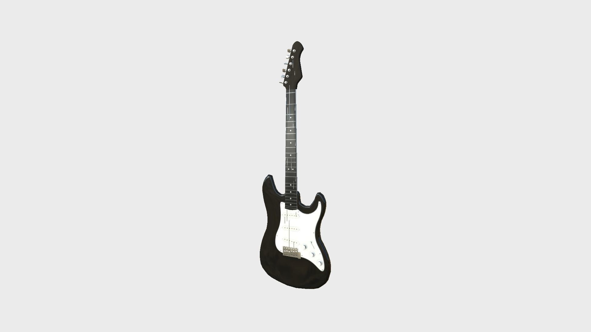 Electric Guitars 08 Colors - Music Instrument Design 3D Model Collection_18