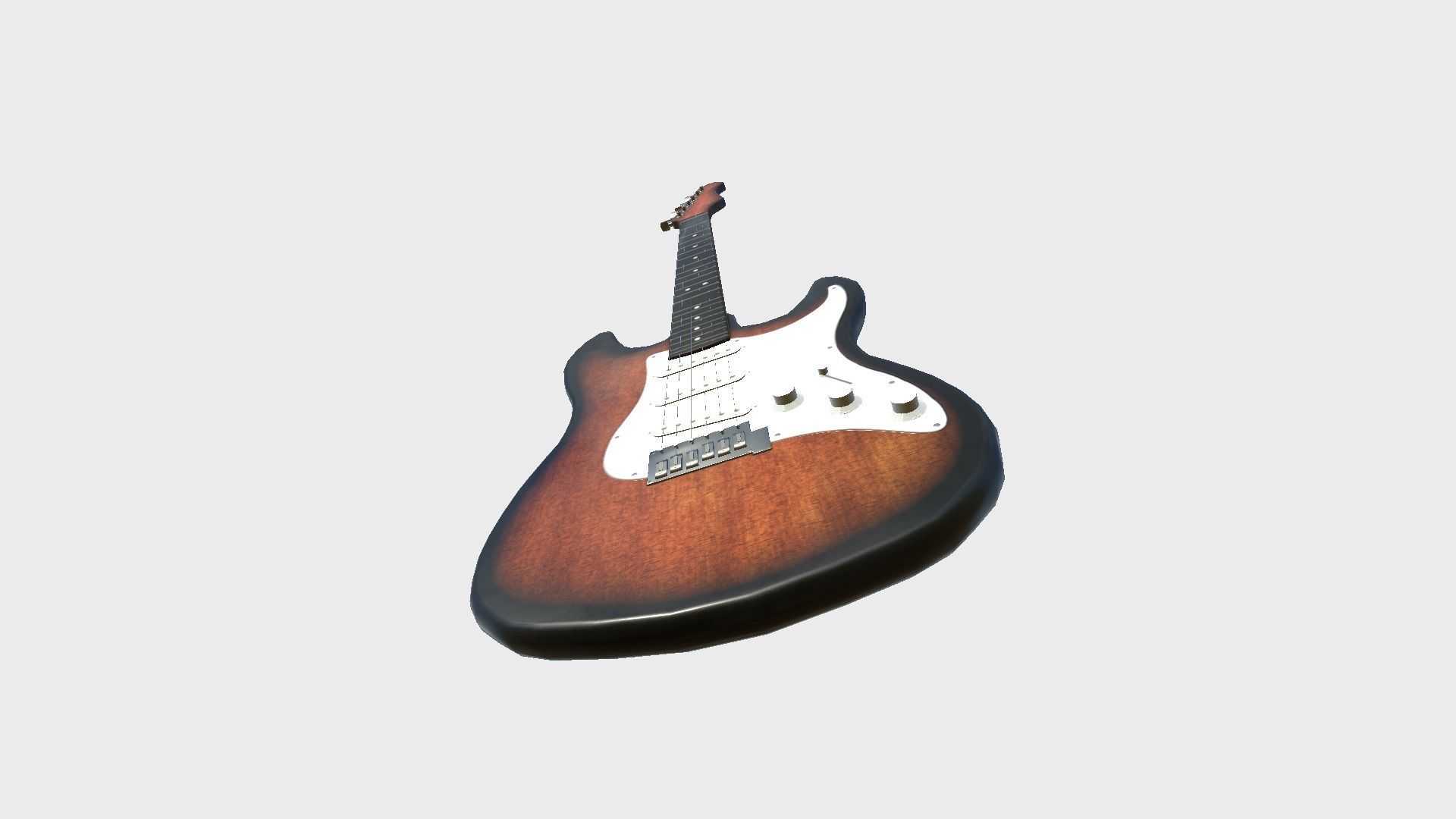 Electric Guitars 08 Colors - Music Instrument Design 3D Model Collection_46