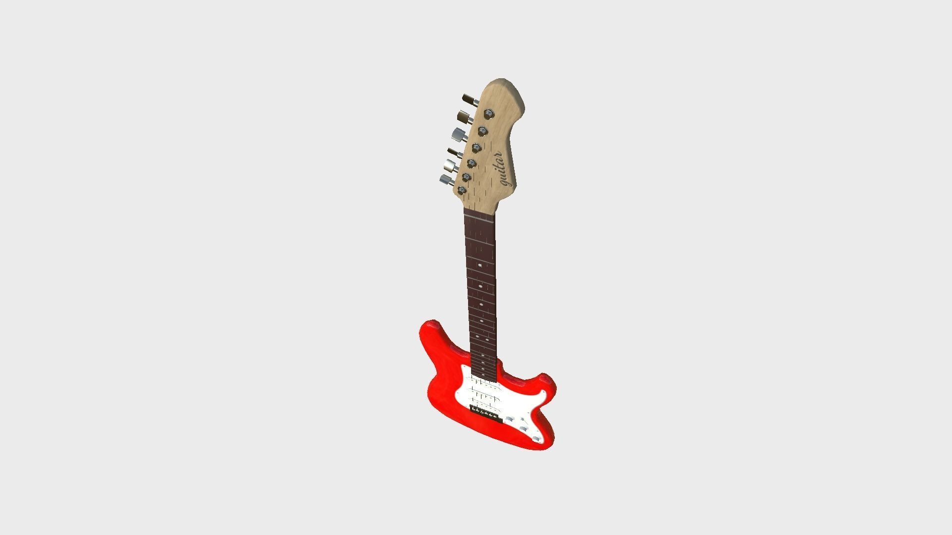 Electric Guitars 08 Colors - Music Instrument Design 3D Model Collection_20