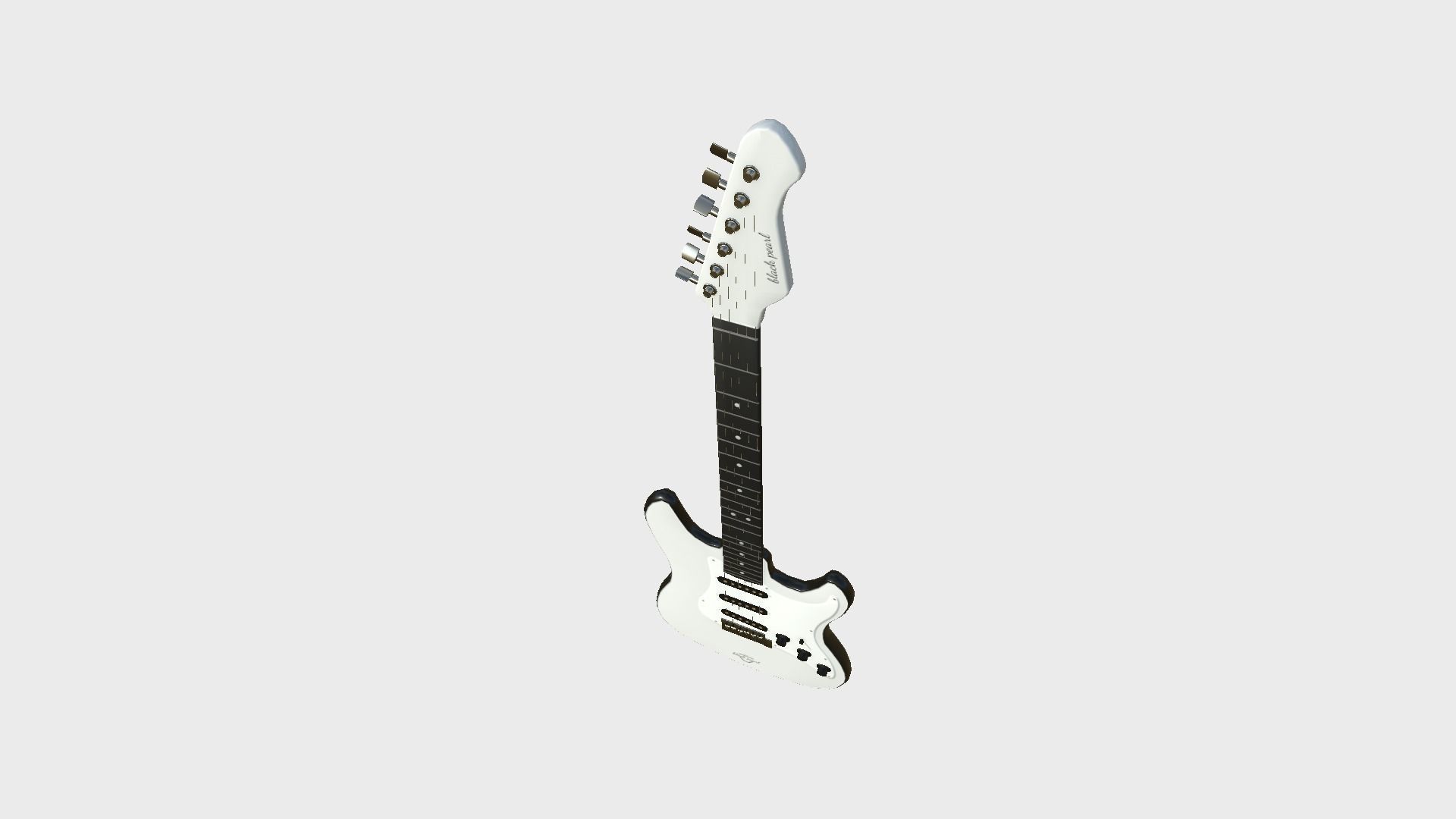 Electric Guitars 08 Colors - Music Instrument Design 3D Model Collection_24