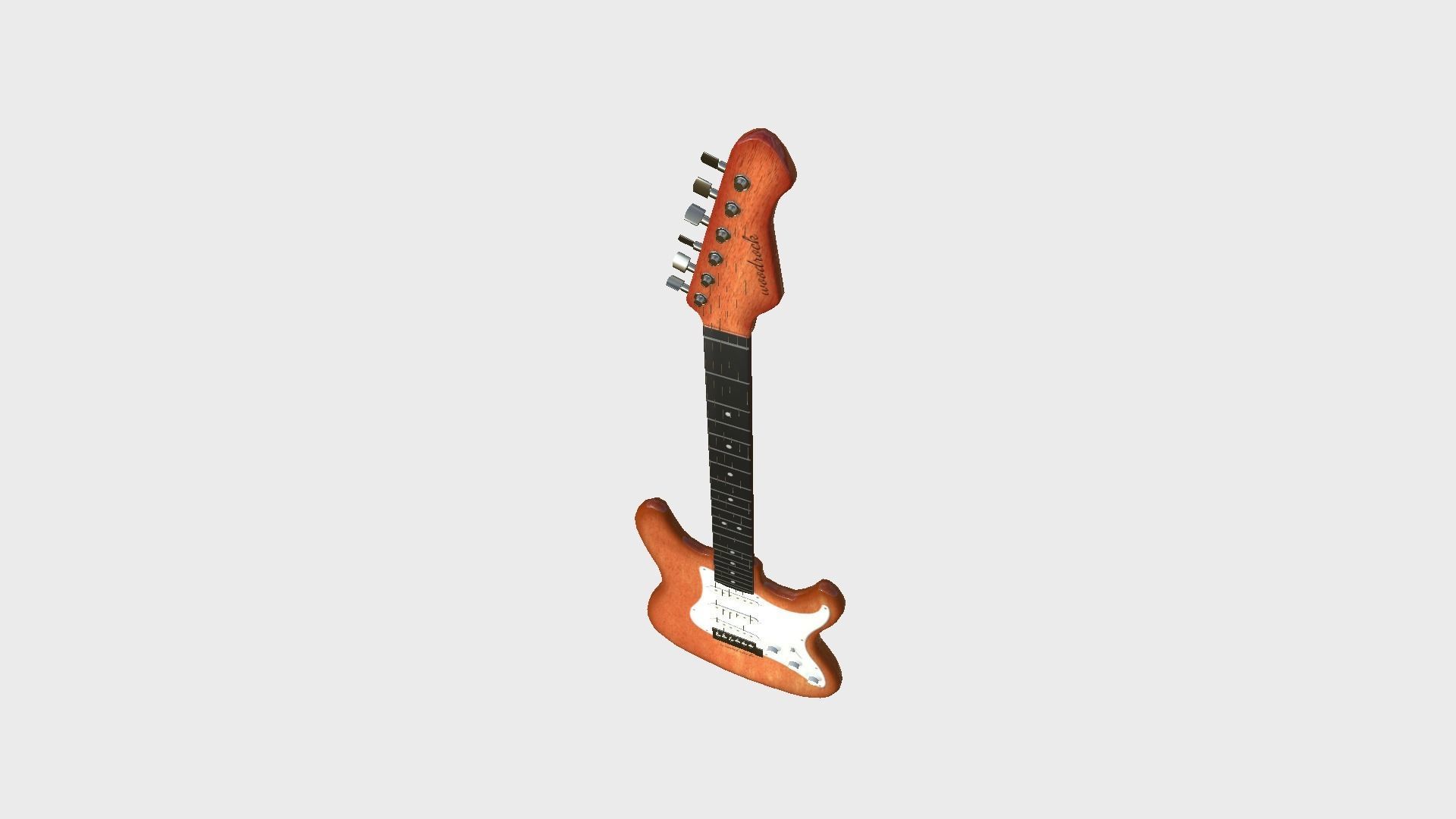 Electric Guitars 08 Colors - Music Instrument Design 3D Model Collection_28