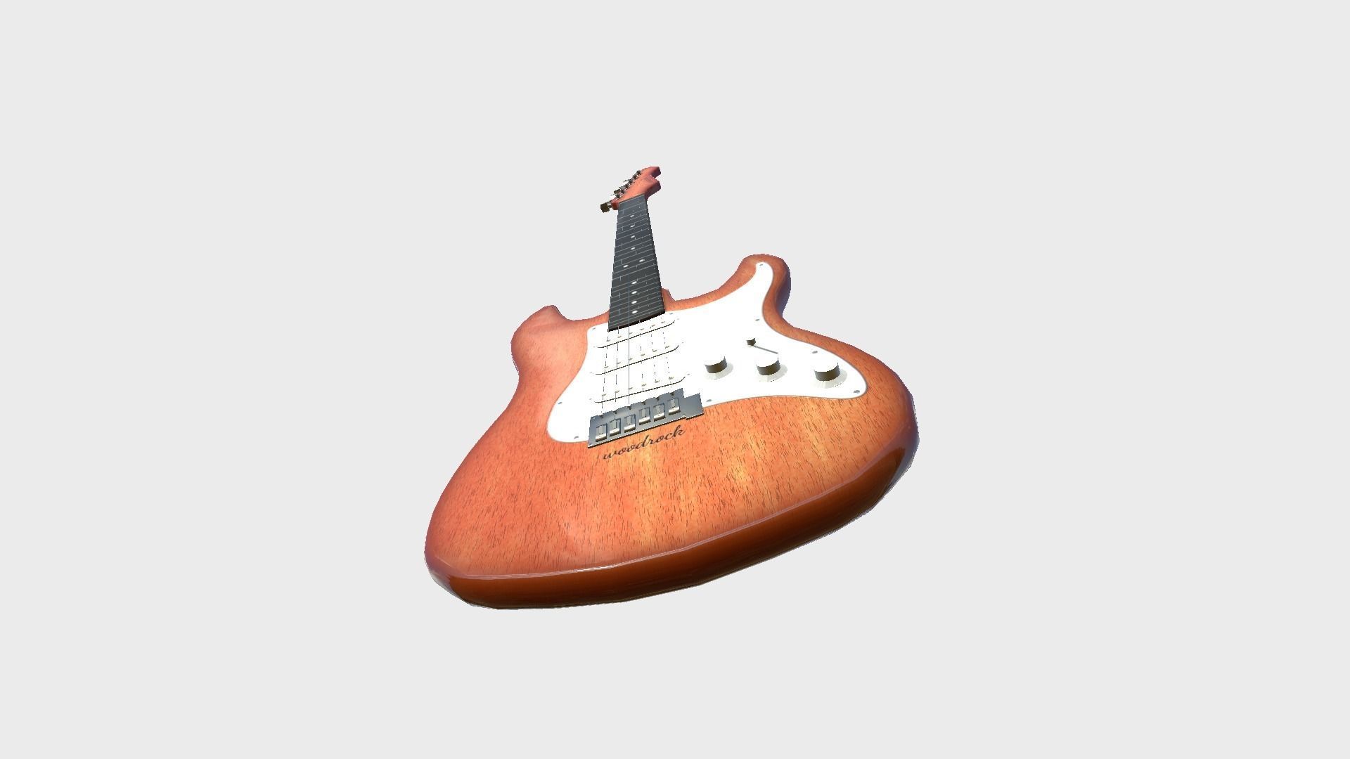 Electric Guitars 08 Colors - Music Instrument Design 3D Model Collection_47