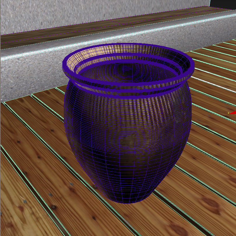 Clay Pot - Planter 3D model_3