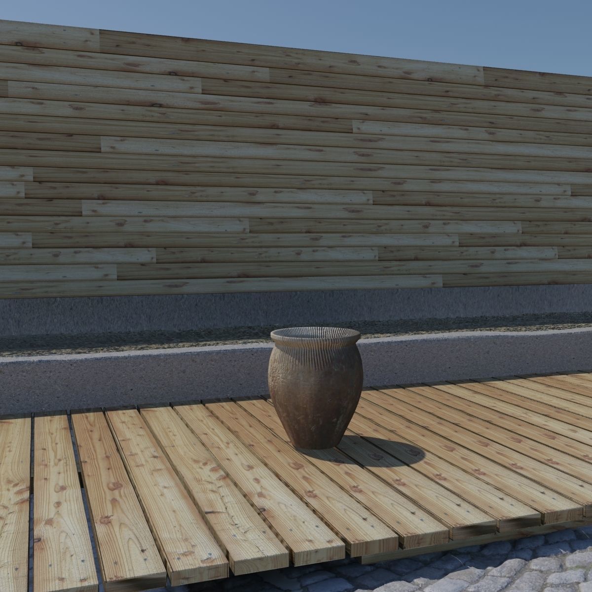 Clay Pot - Planter 3D model_6