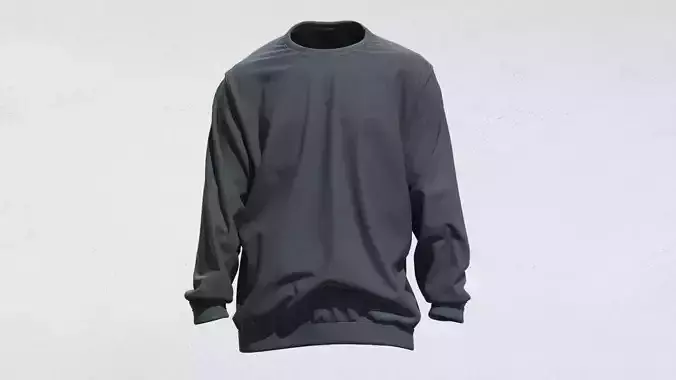 Realistic 3D model of Mens Sweatshirt 