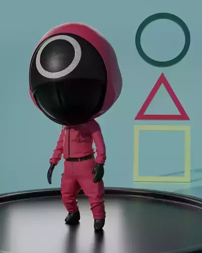 Fanart Squid Game Cartoon