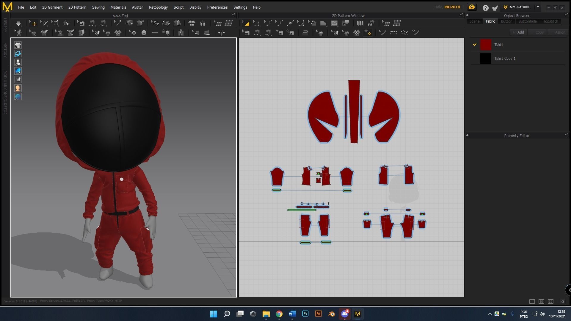 Fanart Squid Game Cartoon 3D model_4