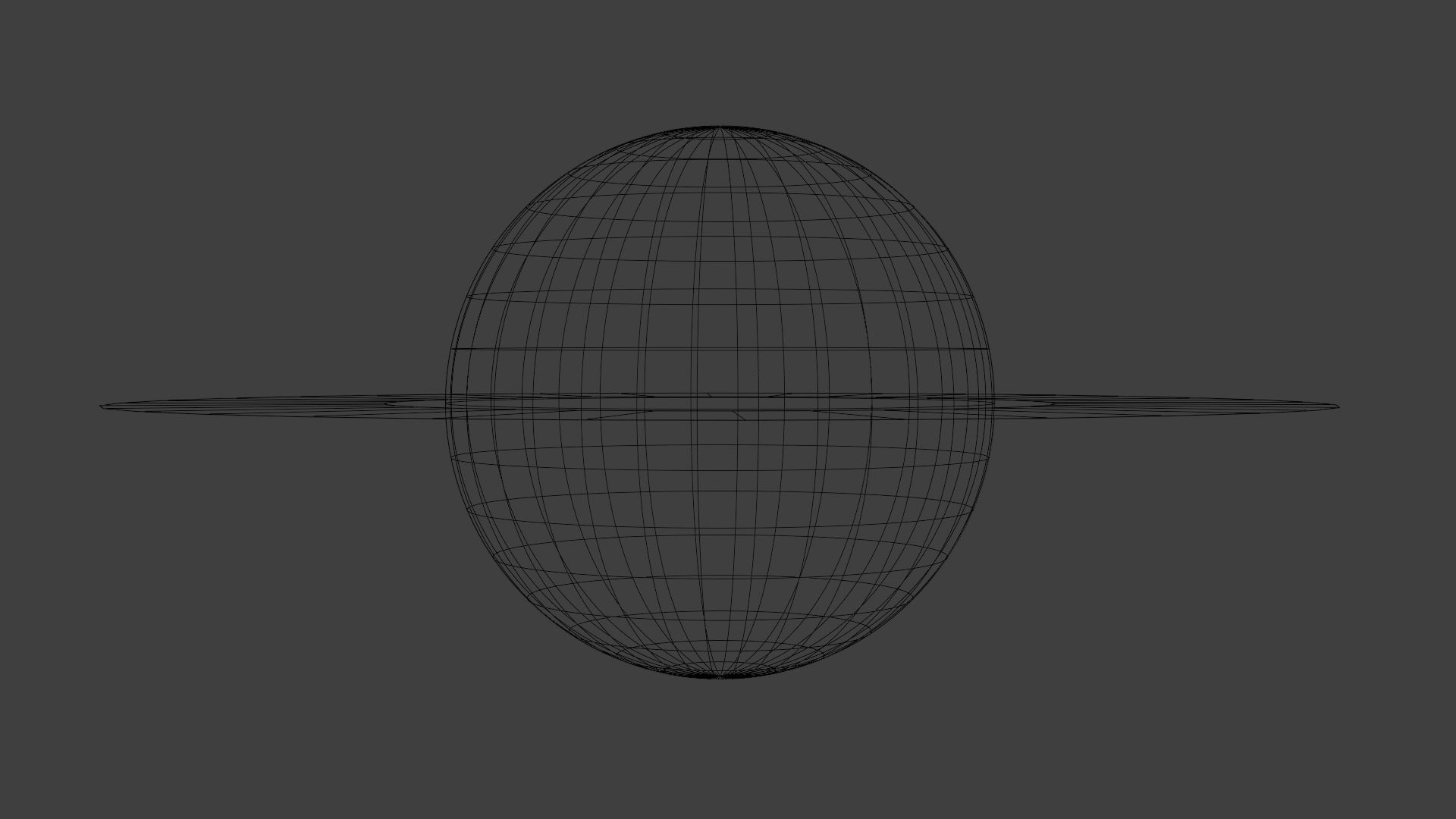 Animated saturn planet Low-poly 3D model_3