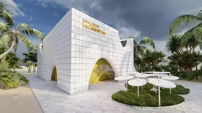 3D Expo 2020 Dubai Kazakhstan pavilion
