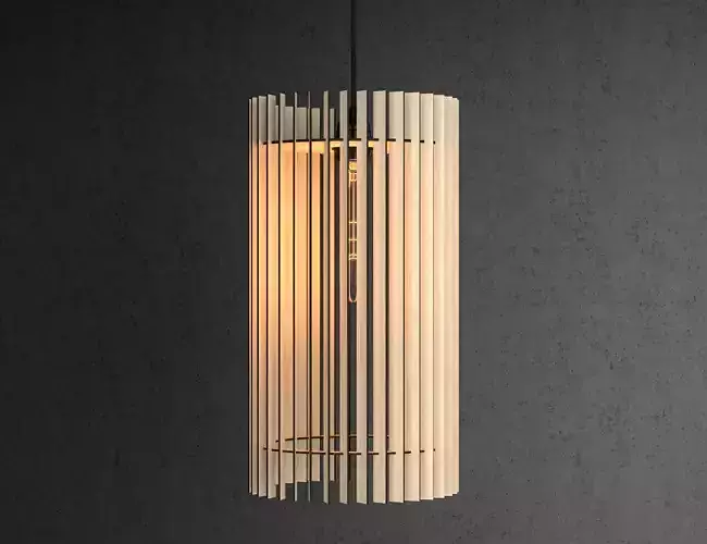 Wood Pendant Lamp 1