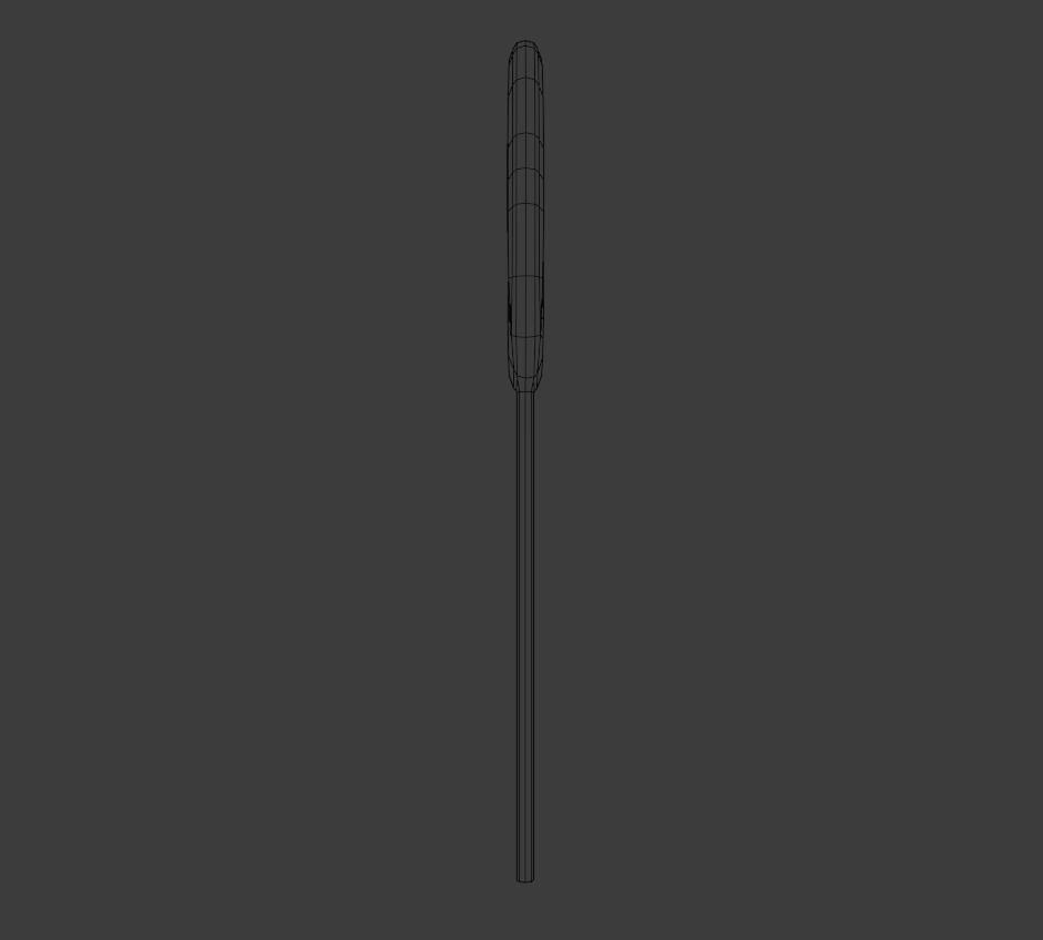 Lollipop on stick Low-poly 3D model_4