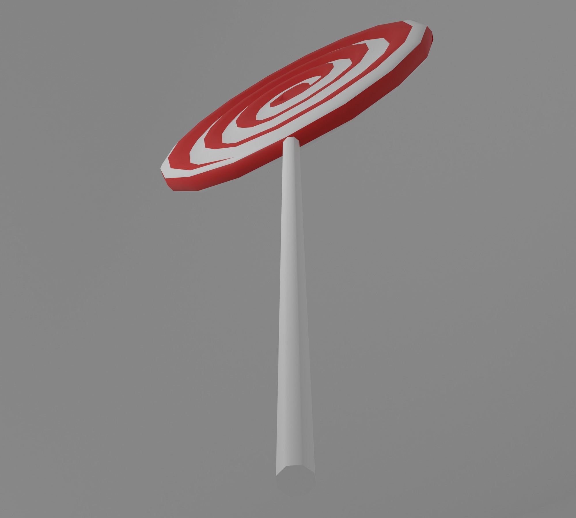 Lollipop on stick Low-poly 3D model_7