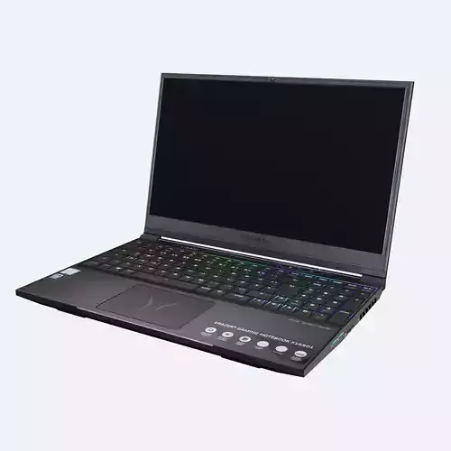 Laptop Low-poly speaker box Low-poly 3D model