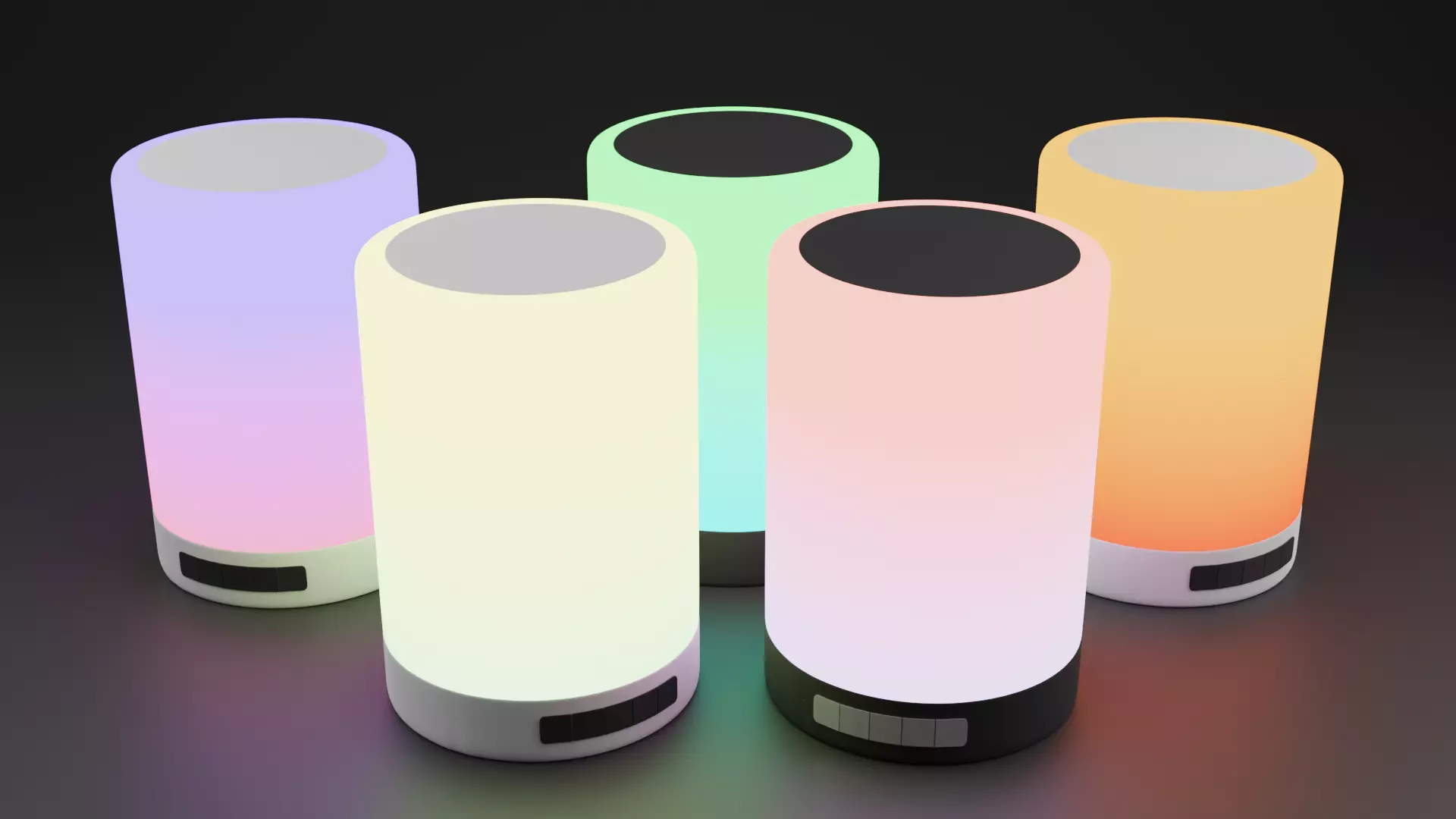 Low Poly Sound System Low-poly 3D model_0