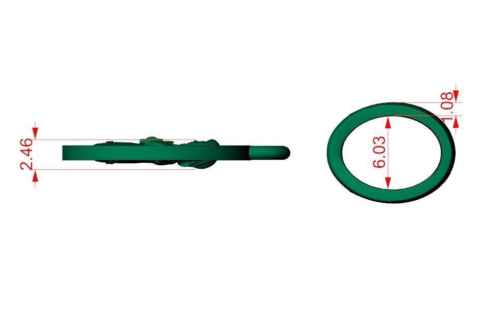 Pendant Christmas Angel 3D print model_5