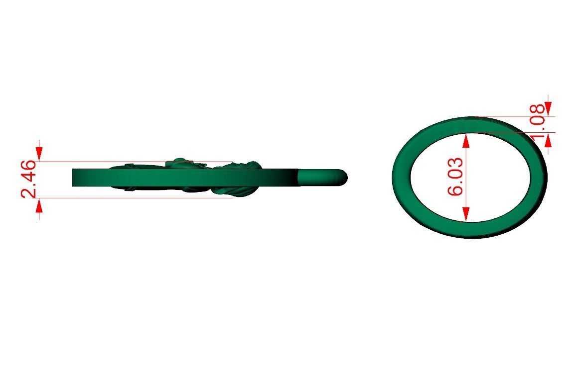 Pendant Christmas Angel 3D print model_2