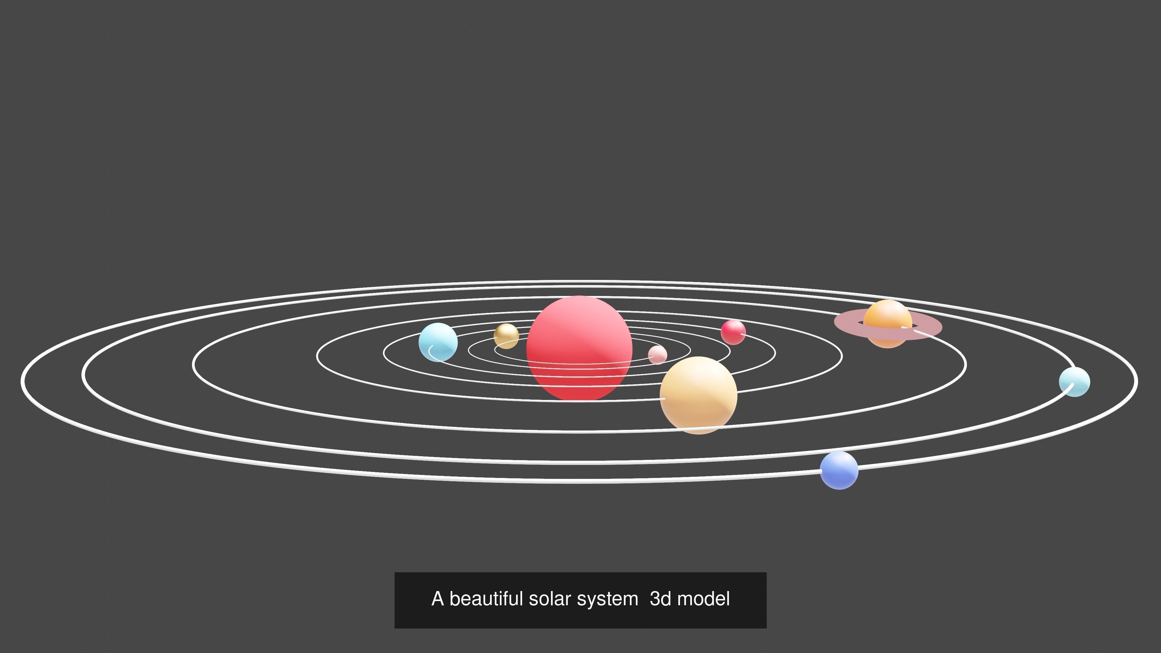GALAXY  SOLAR SYSTEM AND PLANETS PACK AND BLACKHOLES PACK 3D Model Collection_47