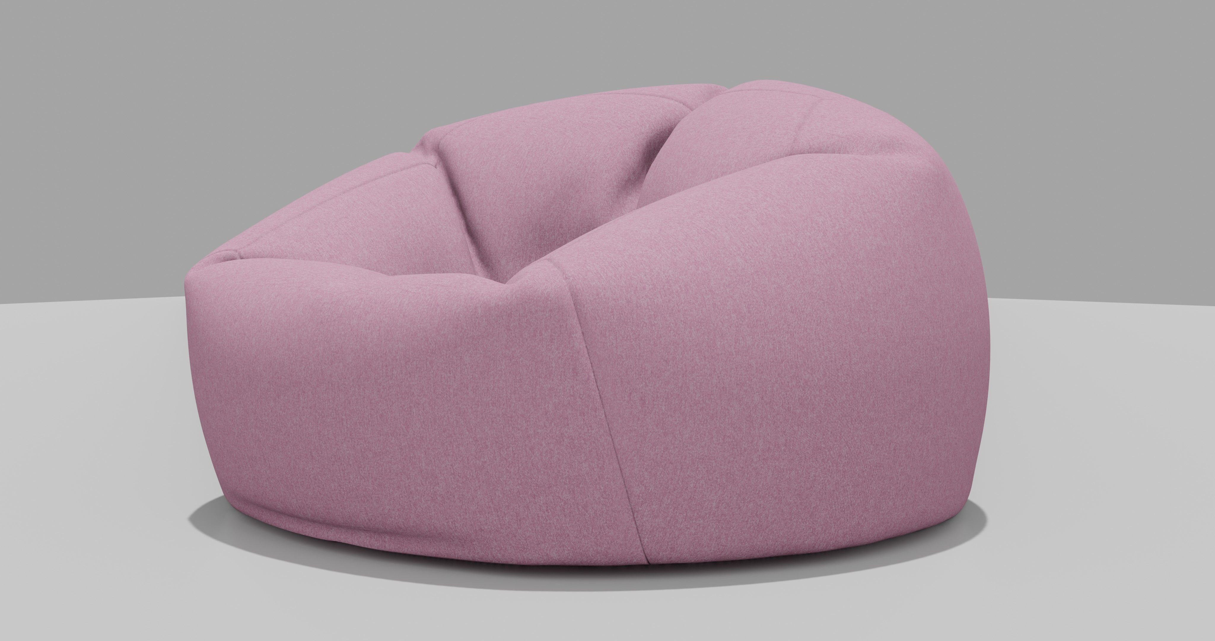 Beanbag bean bag chair 3D model_1