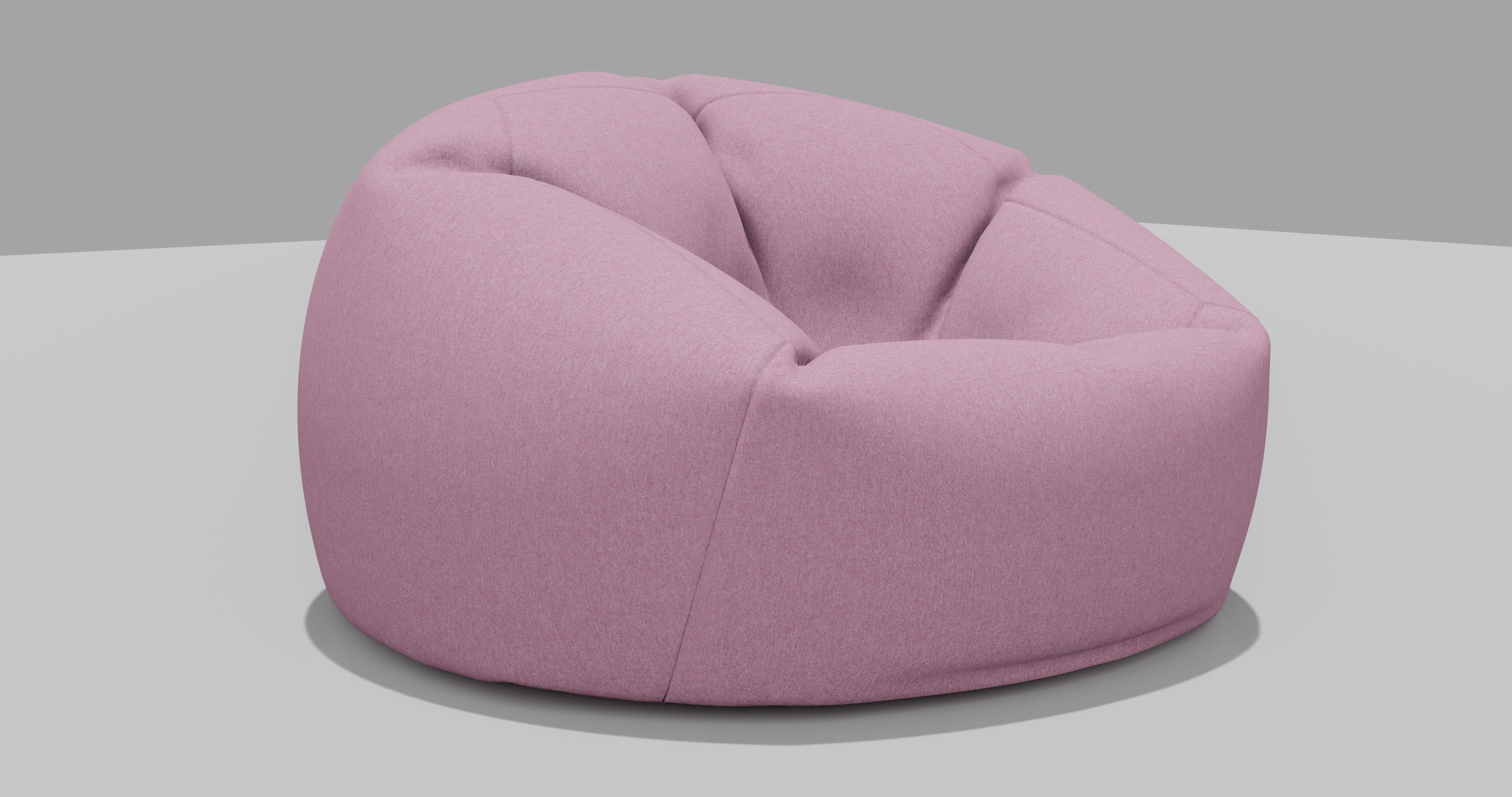 Beanbag bean bag chair 3D model_2
