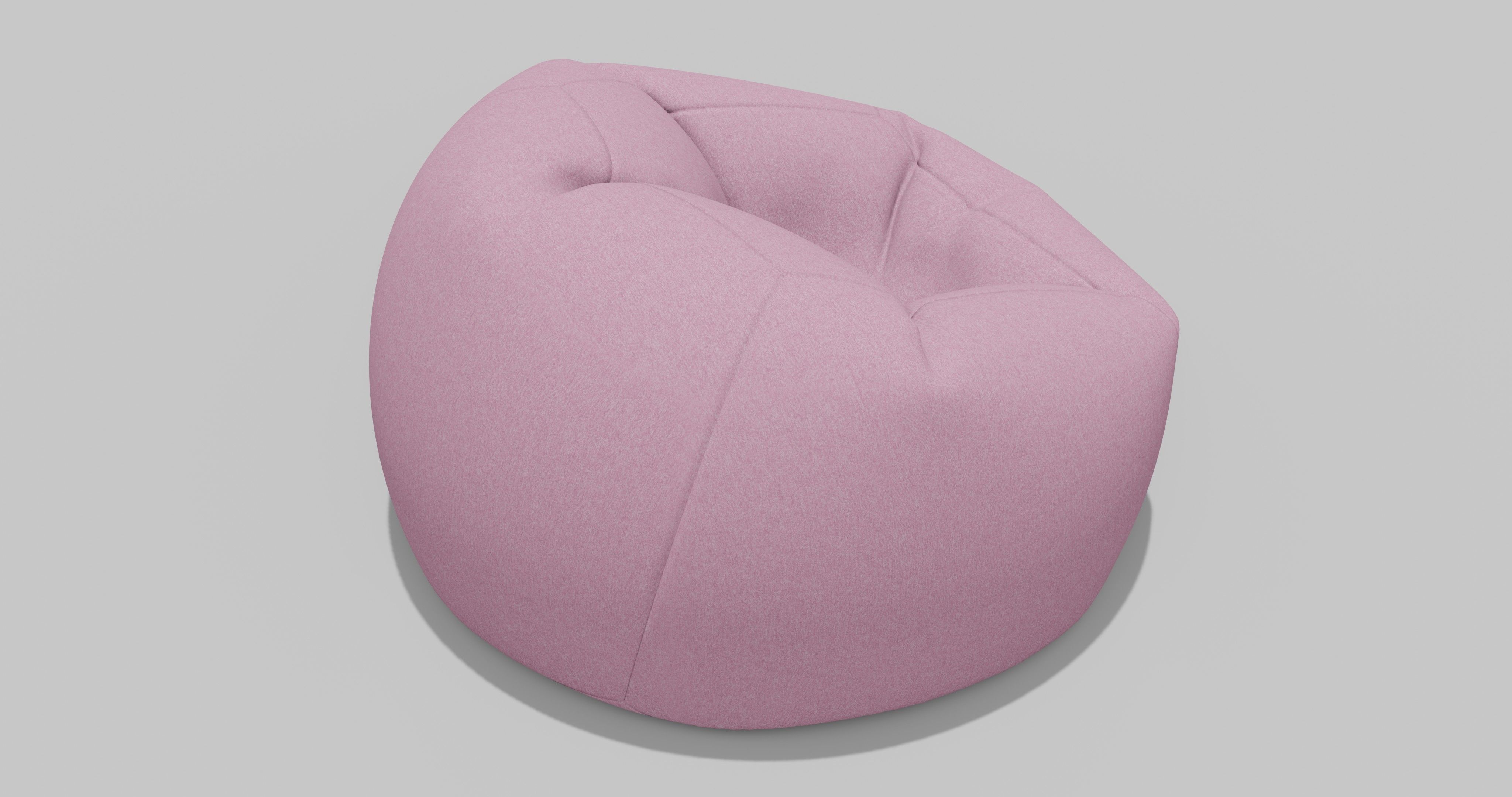 Beanbag bean bag chair 3D model_4