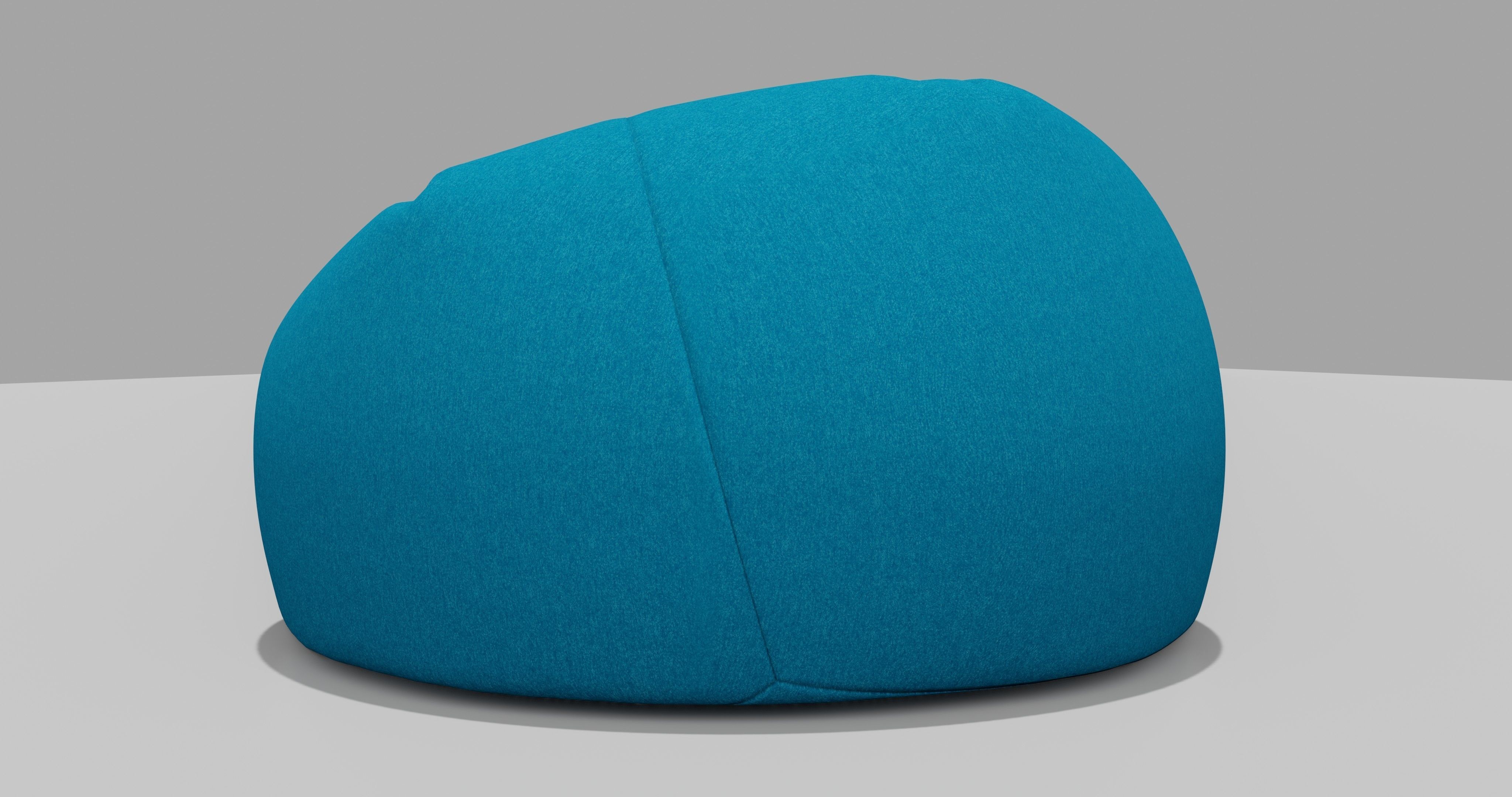 Beanbag bean bag chair 3D model_5