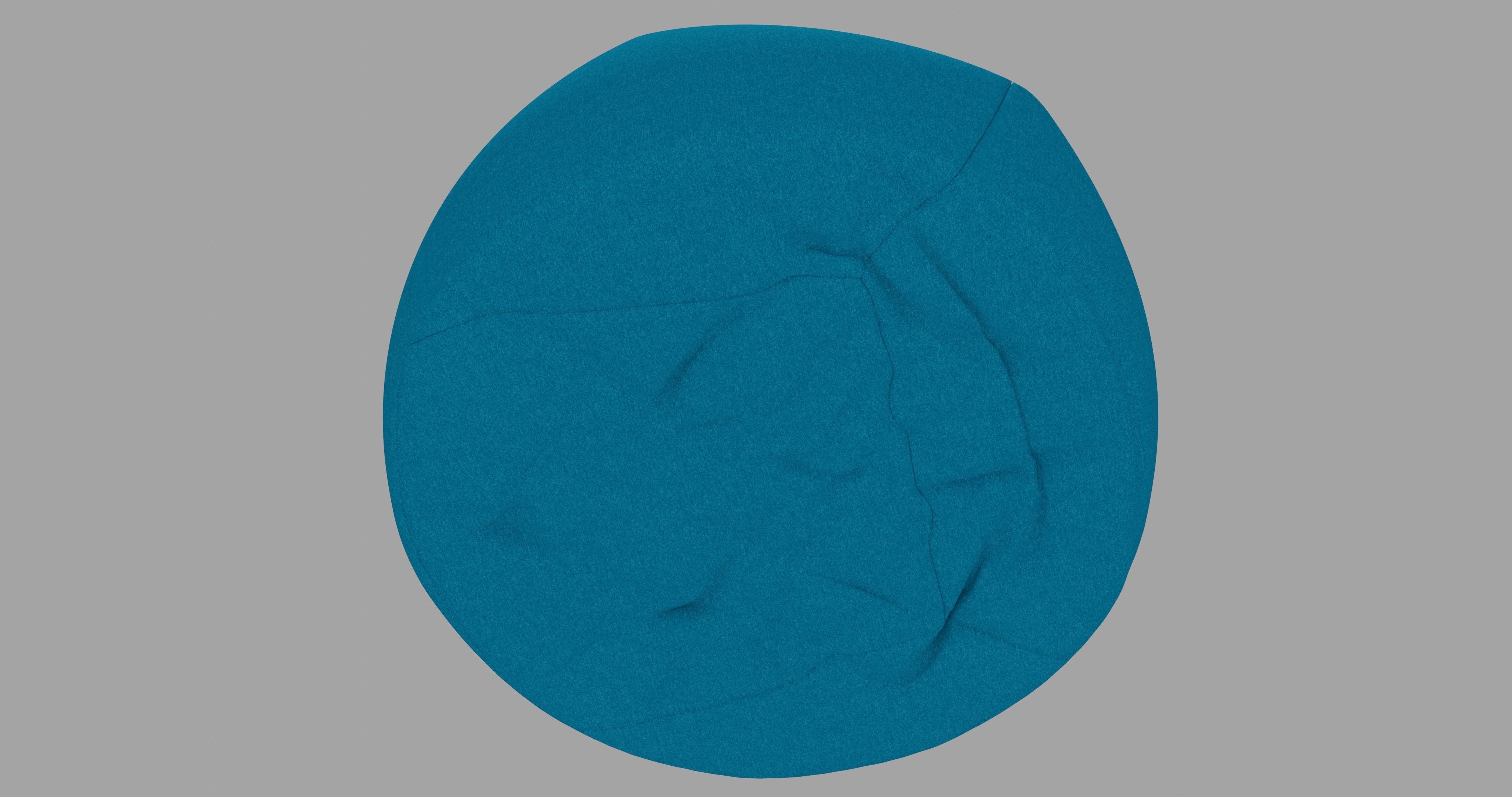 Beanbag bean bag chair 3D model_9