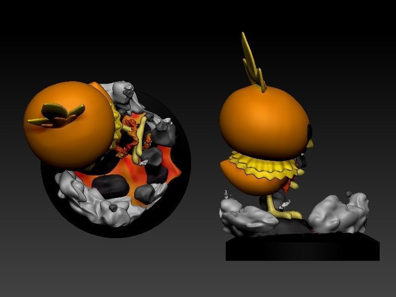 Pokemon Torchic 3D print model_3