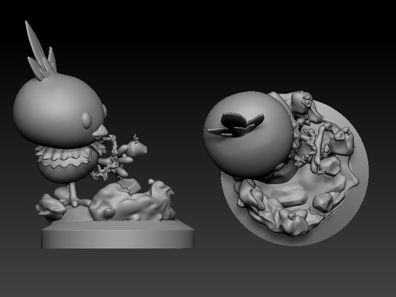 Pokemon Torchic 3D print model_4