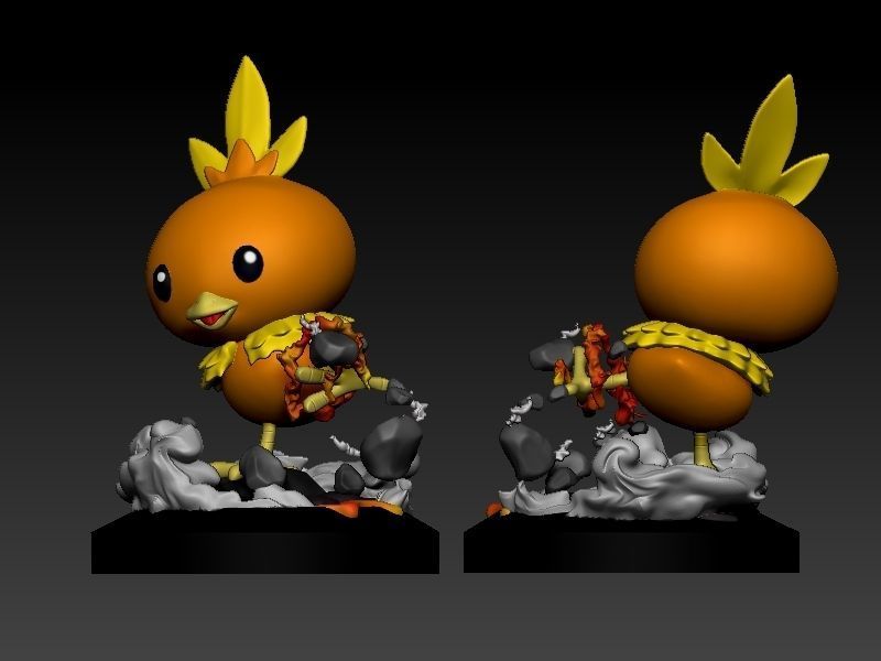 Pokemon Torchic 3D print model_1