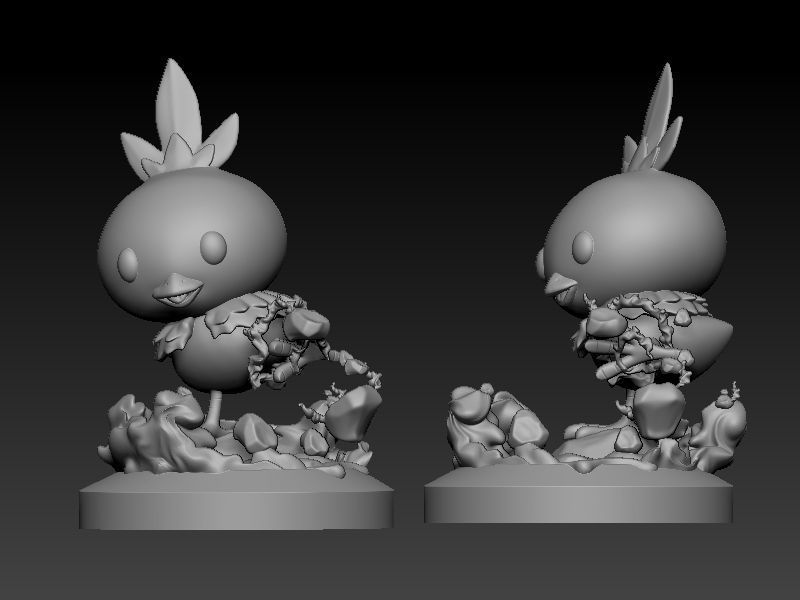 Pokemon Torchic 3D print model_2